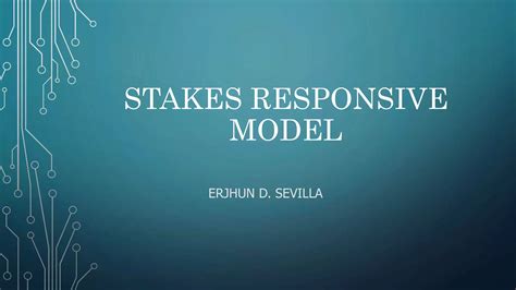 stake responsive model|(DOC) STAKE'S RESPONSIVE MODEL.
